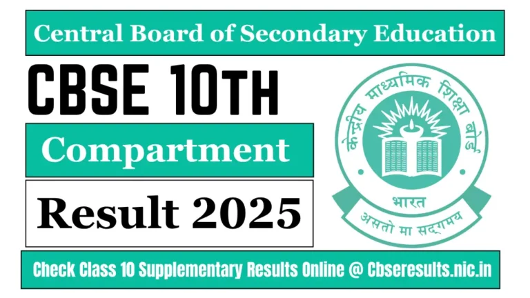 CBSE 10th Compartment Result 2025
