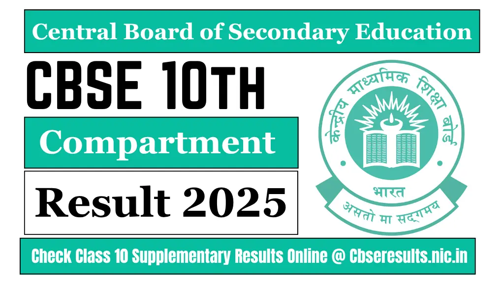 CBSE 10th Compartment Result 2025