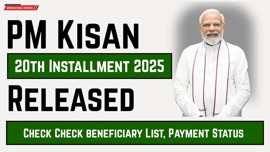 PM Kisan 20th Installment Date 2025